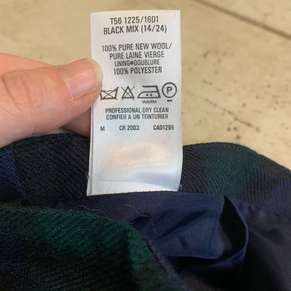 Vintage 70s St Michael Pure Wool Tartan Plaid Kilt Skirt - US 10 - Picture 6 of 9